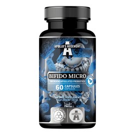 Bifido Micro 60 Vegan Capsules - Two Tested Strains of Bifidobacterium - Up to 10 Billion AFU per Capsule - 2 Month Supply - Probiotics Bifidobacteria