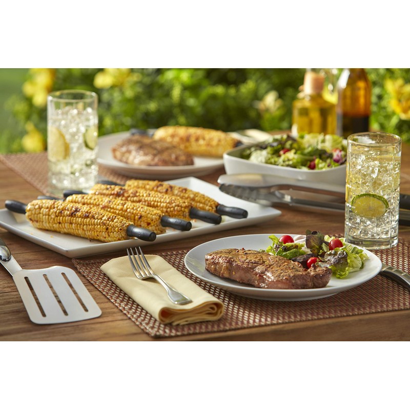 Weber 6489 Pinchos para Elote Estuche de Plástico Transparente