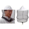 ZffXH 2/6 Pieces Round Beekeeper Hat with Veil Net Mosquito