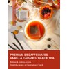 TeeLux Decaf Vanilla Caramel Black Tea Bags, Decaffeinated Black Tea