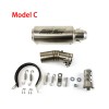 For CF-Moto 450SR 450SS 450NK All Years Black Muffler Tips