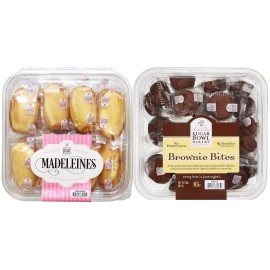 Sugar Bowl Bakery Madeleines (28 OZ) & Brownie Bites (32 OZ) *2 Containers*