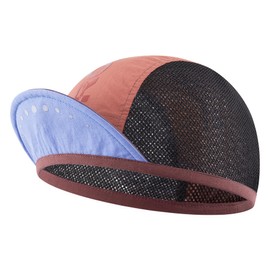 ROCKBROS Cycling Cap Bike Cap with Sun Visor Cooling Skull Cap Helmet Liner Sun Protection Running Hat for Men Under Helmet Red