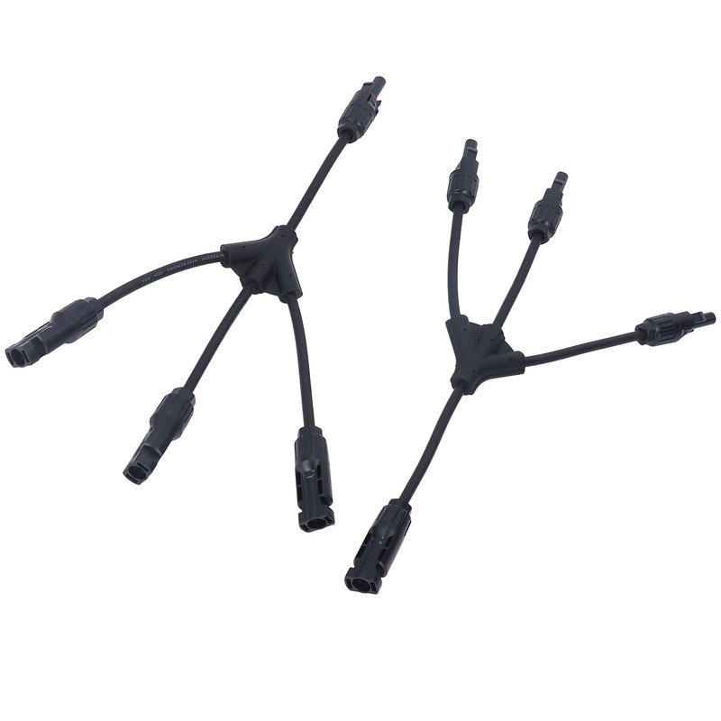 One Pair Solar Panel Connector 3 to 1 Y Branch