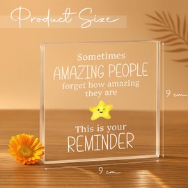 Tenare You Are Amazing Gift, Thank You Plaque Gift, Star Style