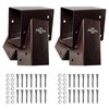 ABUSA Heavy Duty Swing Sets Brackets Including 2 Bronze A-Frame