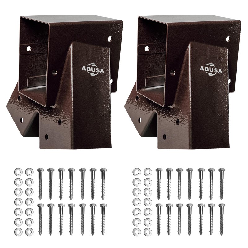 ABUSA Heavy Duty Swing Sets Brackets Including 2 Bronze A-Frame
