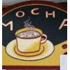 Sally Textiles PRINTED NYLON KITCHEN RUG (18"x 30") COFFEE MOCHA