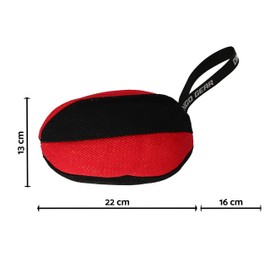 DINGO GEAR Bite Tug Rugby Ball for Dog Training Fun IGP K9 Red S02782