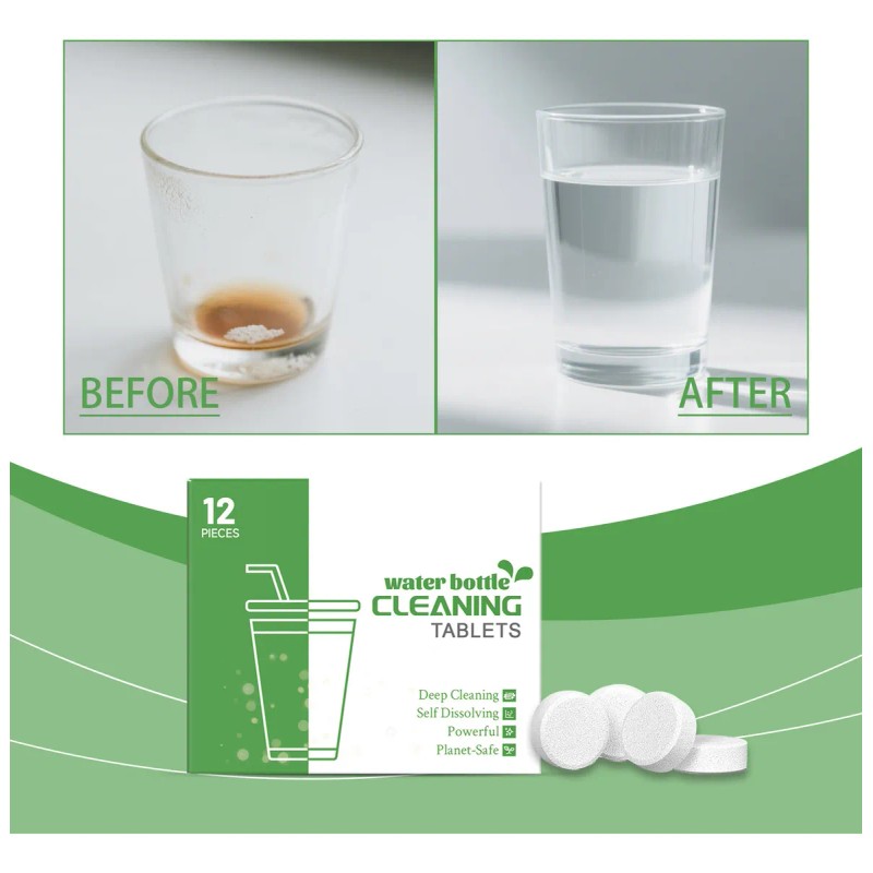 Las Tabletas Efervescentes Para Limpieza De Vasos Son Limpia