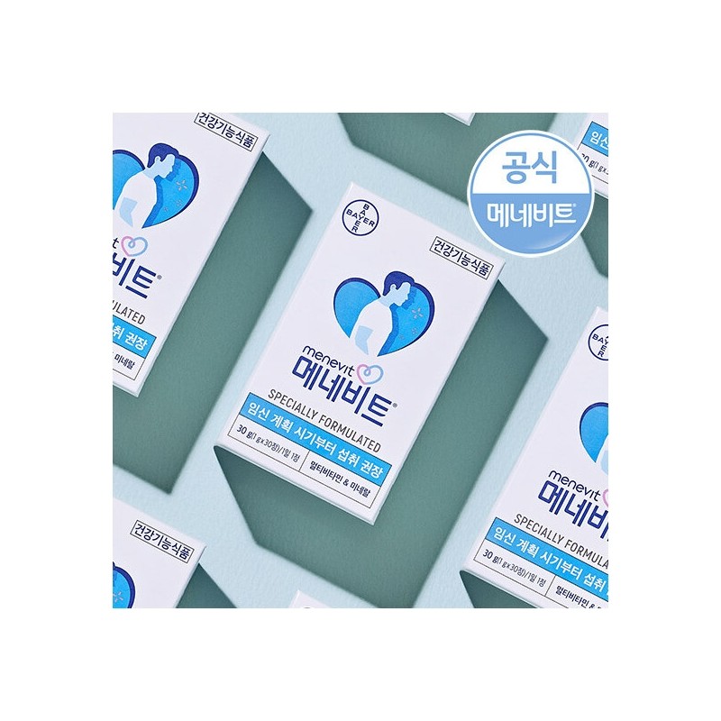 Bayer Menevit Men's Pregnancy Preparation Multivitamin 30 Tablets 3ea /