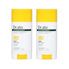 Dr. Ato Silky Sun Stick 15g x 2 Costco UV Protection Soft and convenient silky sunscreen for indoor and outdoor use / 닥터아토 실키 선스틱 15g x 2 코스트코 자외선 차단 뽀송뽀송한 편리한 실키한 선크림 실내 야외