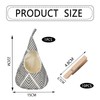 11 Pcs Clothes Pegs for Washing Line, Wooden Pegs for