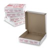MT Products Pizza Boxes Extra Thin 10" x 2" Clay