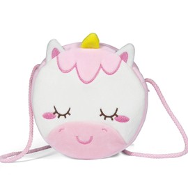 Czemo Children's Shoulder Bag, Girls’ Handbag, Shoulder Bag, Plush Purse, Children's Bag, Girls’ Toy - Multicolour -