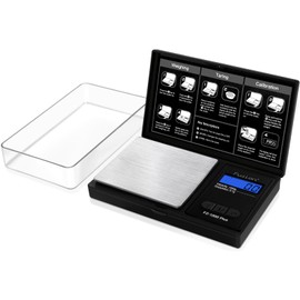 Fuzion Digital Pocket Gram Scale .1 Gram Accuracy, 1000g Small Jewelry Scale, Mini Digital Scale for Food, Herb, Spice, Coin - Weight Gram and Oz