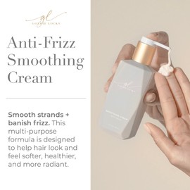 Goldie Locks Anti Frizz Smoothing Cream | Smooths Strands & Locks Out frizz | Smoothing Cream that Improves Strength & Elasticity of Hair | Brilliant Shine | Extension & Hair Color Safe, 5.1 Fl Oz