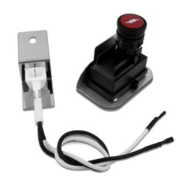 MOASKER Grill Igniter KIt 80475 for Weber Q120 Q220 Series Grills Electronic Igniter Replacement Parts, Grill Push Electric Button Starter Kit Replacement for Weber Baby Q Parts 516002 566002 566014