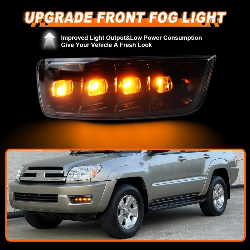 Vektoris Front Bumper Fog Light for Toyota 4Runner 2003-2005 -