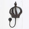 Macosa SA80248 Wall Hook Crown Cast Iron Country House Style