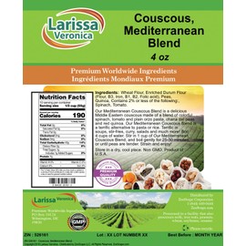 Couscous, Mediterranean Blend (4 oz, ZIN: 526161)