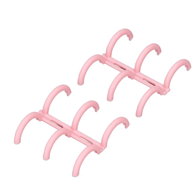 50PCS Comb Binding Spine 16mmx3 Rings PP Multifunctional Book Binder