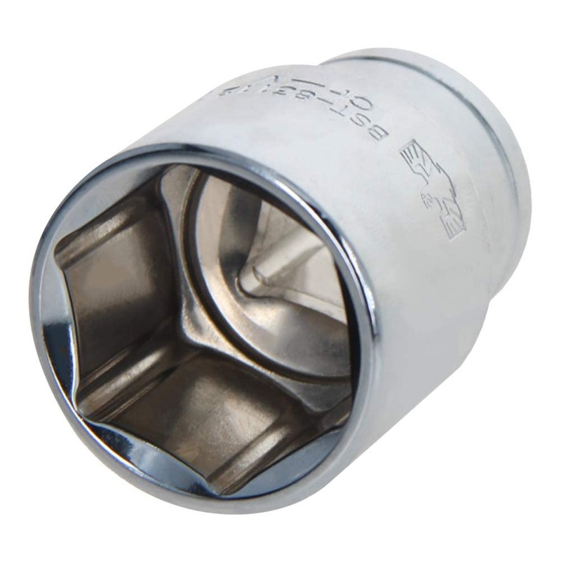 Auniwaig 1/2" Drive 1" 6-Point Impact Socket,Imperial Chrome Vanadium 2pcs