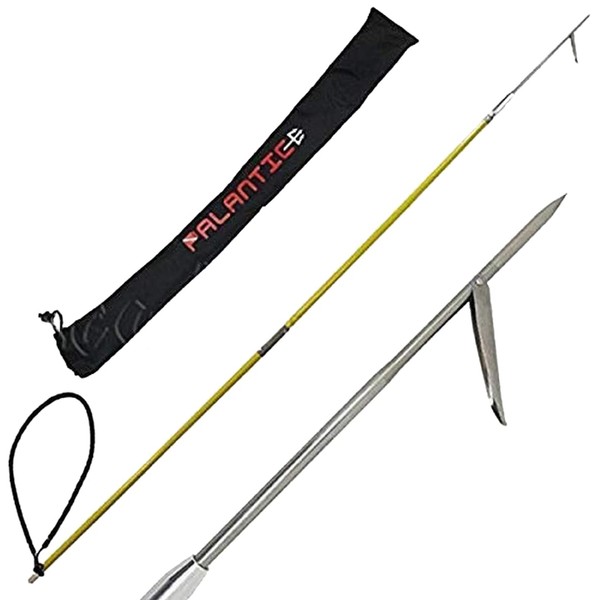 Scuba Choice SCPSS1-02-06B 6 feet ravel Spearfishing 2Piece Fiber Glass
