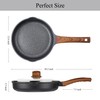 Vinchef 12.5" Non Stick Frying Pans, Skillet with Lid Used