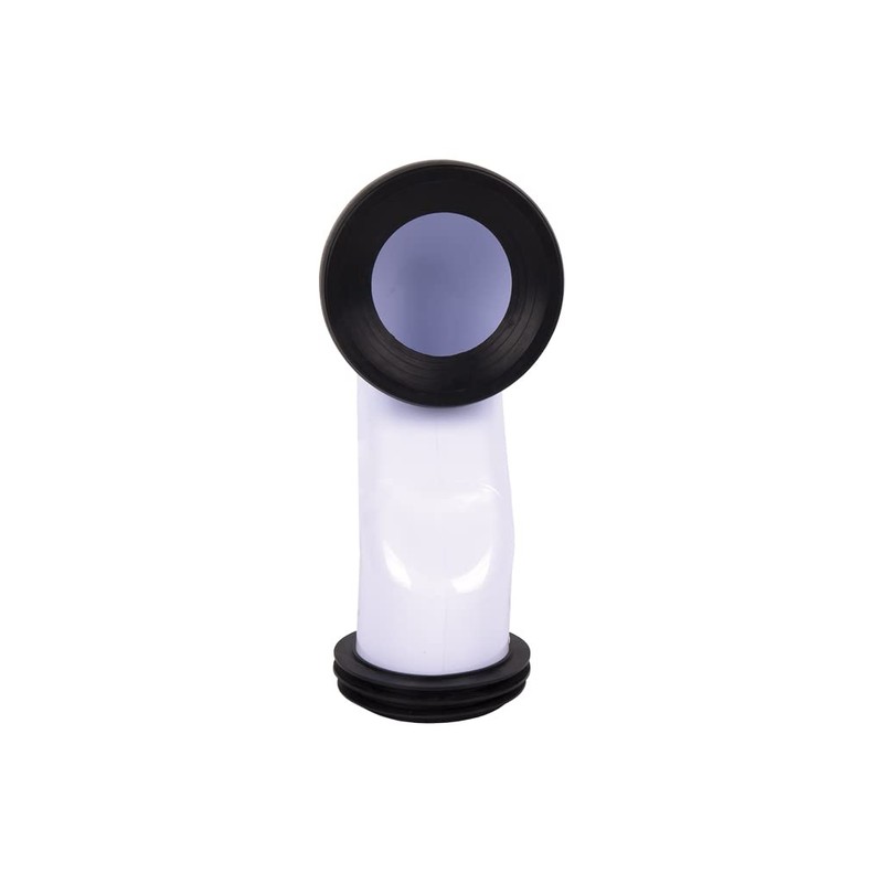 Cofan Connection Hose, 45° Impact Cuff for Toilet, Includes Lip