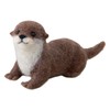 Hamanaka H441-500 Wool Felt Kit, Animal with Needle Felt, Otter