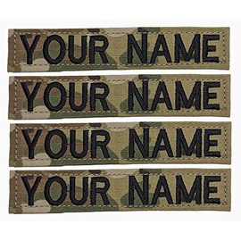 Custom Army Multicam Scorpion OCP Tape with Uniform Hook Fastener 4pc Set