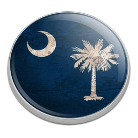 GRAPHICS & MORE Rustic South Carolina State Flag Distressed USA Golfing Premium Metal Golf Ball Marker