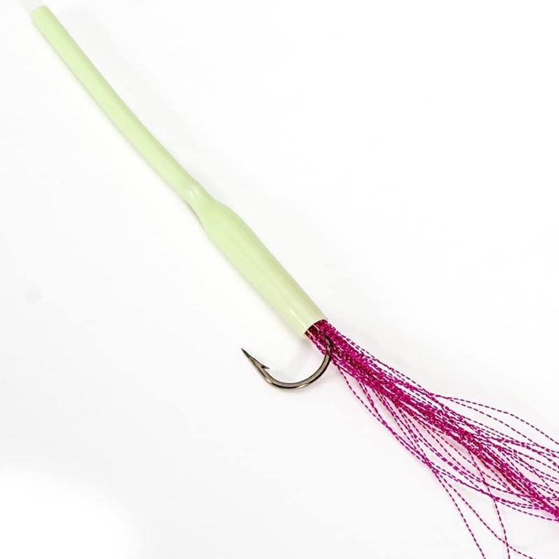 Generic 10pcs Fishing Sleeve Tubes Glow In Dark Rig Hook