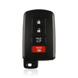 ABUDU fit for 2018 Toyota Highlander Smart Key Remote Key Fob 315MHz 8A Chip 3+1 Buttons with Panic Alarm SUV FCC ID: HYQ14FDM