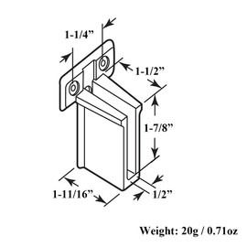 Wire Shelf Bracket, Plastic Wire Shelf, Corner Support Wall Bracket, Shelf End Bracket with Screw and Expansion Anchor for Cabinet, Cabinet, 12 Pieces