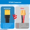 MOOKEERF XT60i to XT60 Extension Cable 10AWG 10FT XT60i Female