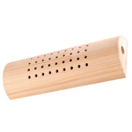 Levemolo Health Pillow Moxibustion Wooden Pillow for Neck Spine Reusable Comfortable for