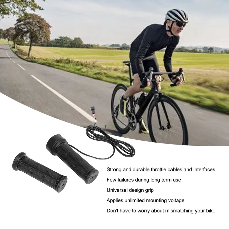 1 Pair of Bicycle Handle Electric Bike Lithium Battery Power