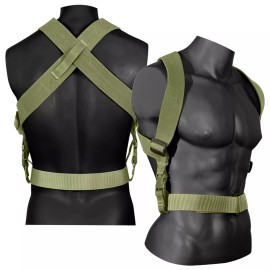 Rothco Olive Drab Tactical Combat Suspenders - Rothco Adjustable Gear Support Suspender
