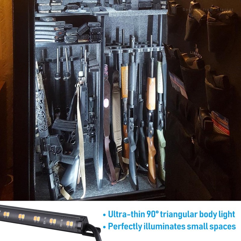 TORCHSTAR LED Safe Lighting Kit 3CCT, (6) 12 Inch Linkable