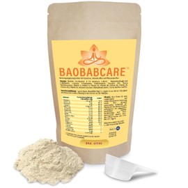 BAOBAB CARE 100g Pulver mit Bacillus Subtilis unterstützt Ihre Immunabwehr und fördert eine gute Stimmungslage vegan