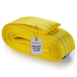 Dawnerz Endless Web Sling 6600 Lbs Vertical Wll 14ft - Endless Loop Strap - Lifting Sling for Construction, Crane Lifting Straps