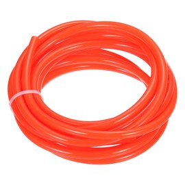 PATIKIL Pneumatic Tubing 5/16 OD 16.4ft, 8mm OD 5mm ID PU Air Line Pipe Tube for Air Compressor Fitting or Fluid Transfer,Orange Red