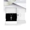 PRAYMOS Cross Chain 925 Sterling Silver Necklace Chains Communion Confirmation