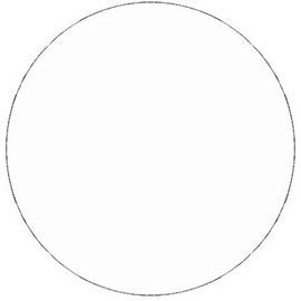 1-1/2" Diameter White Circle Labels (500 per Roll)