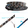 5M Black PCB 5050 RGB LED Strip Waterproof IP65 300