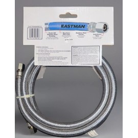 Eastman NEW - EASTMAN Ice Maker Connector [0247027] Stainless Steel 5' (L) 1/4" (Inlet)