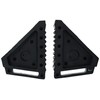 MAXXHAUL 70472 Solid Rubber Heavy Duty Black Wheel Chock 2-Pack,