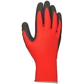 Bellingham C3400S Value Work Gloves Lightweight Polyester with Natural Black Latex Rubber Palm, Small